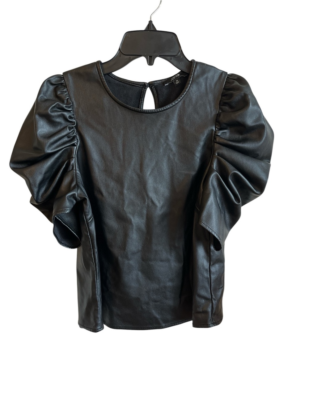 Joe’s Vegan Leather Puff Top